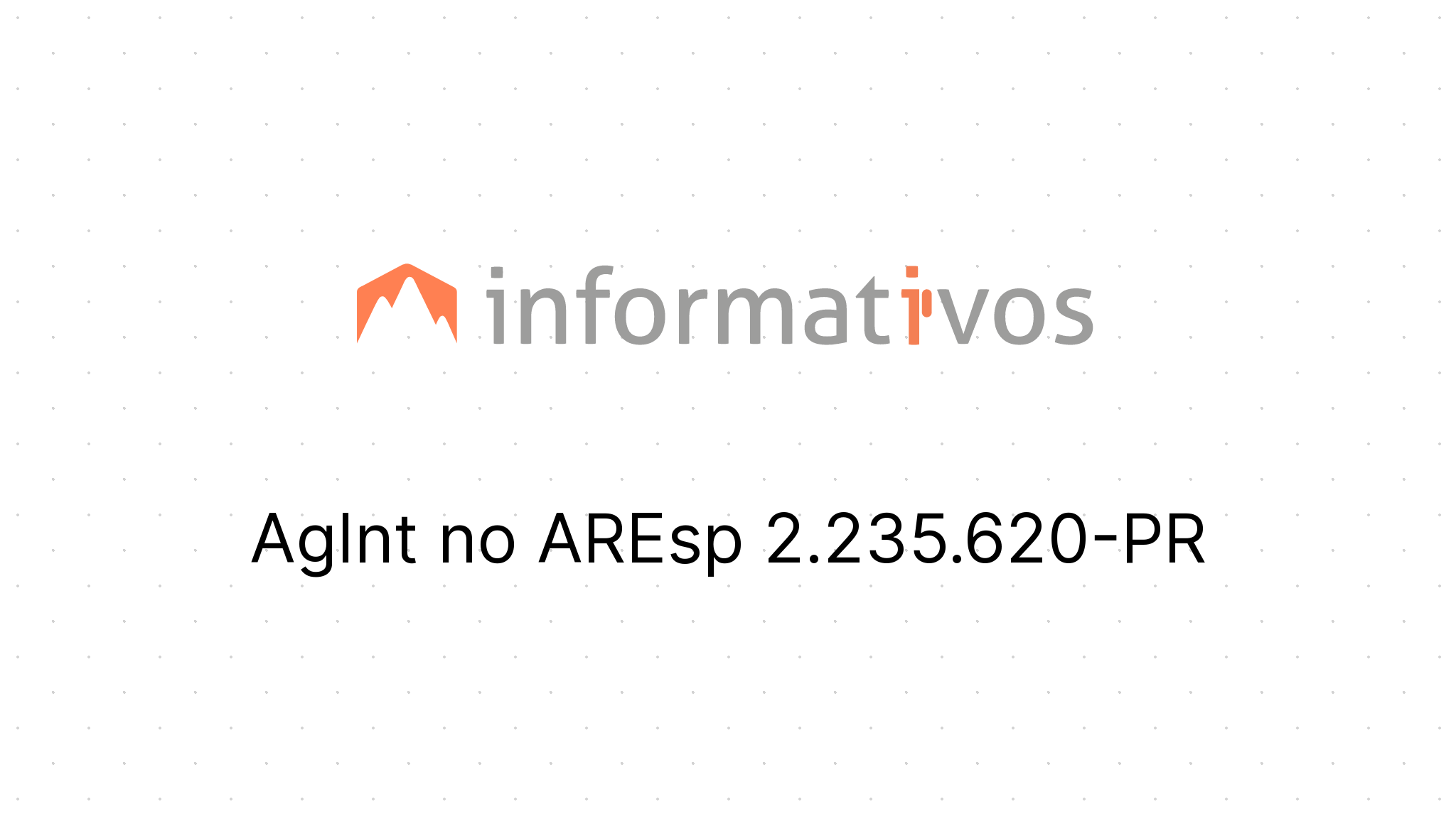 AgInt no AREsp 2.235.620-PR - STJ