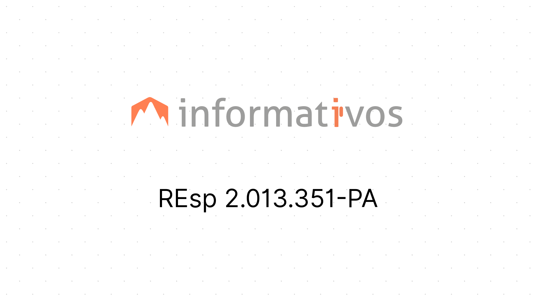 REsp 2.013.351-PA - STJ
