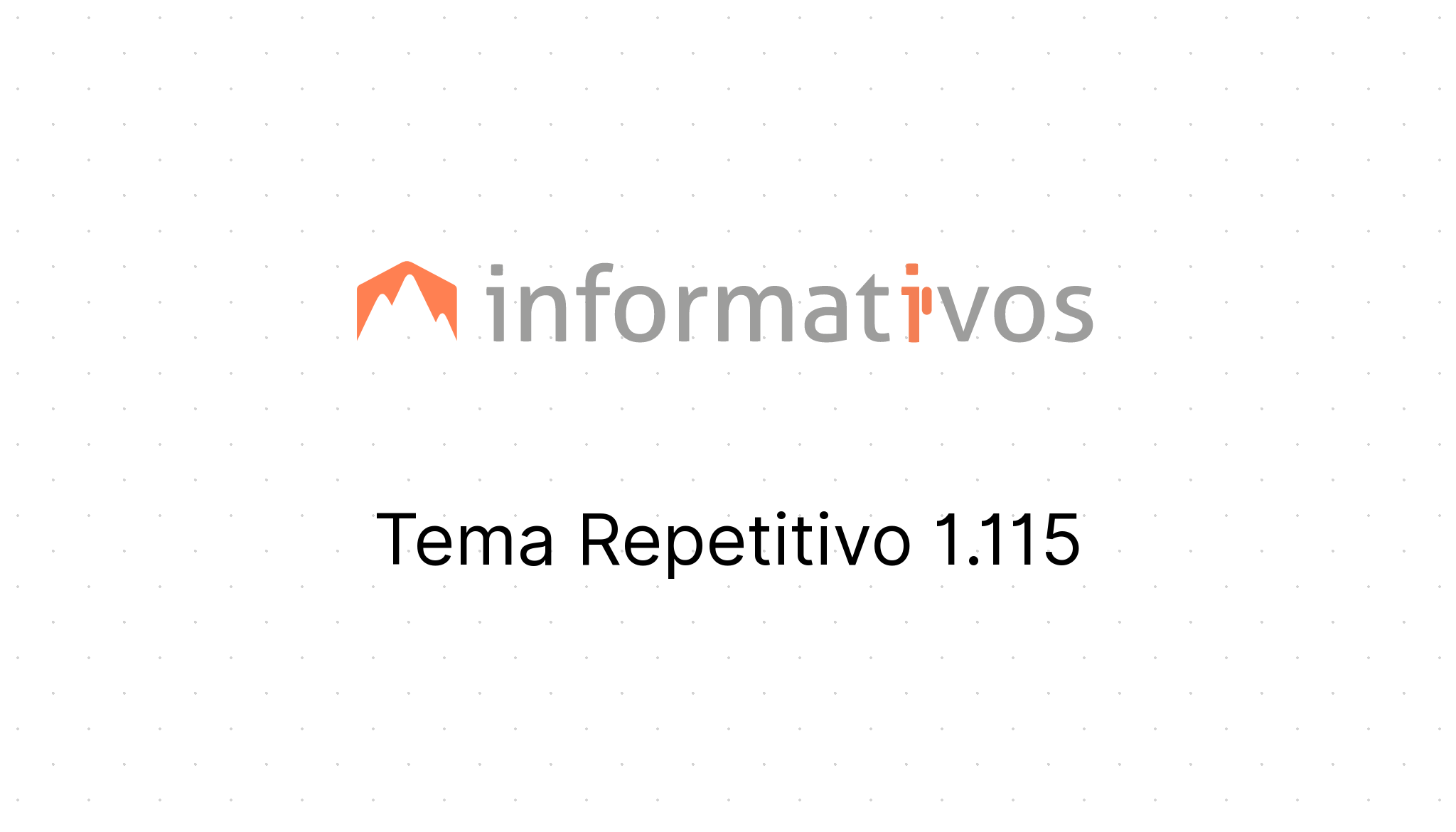 Tema Repetitivo 1.115 - STJ