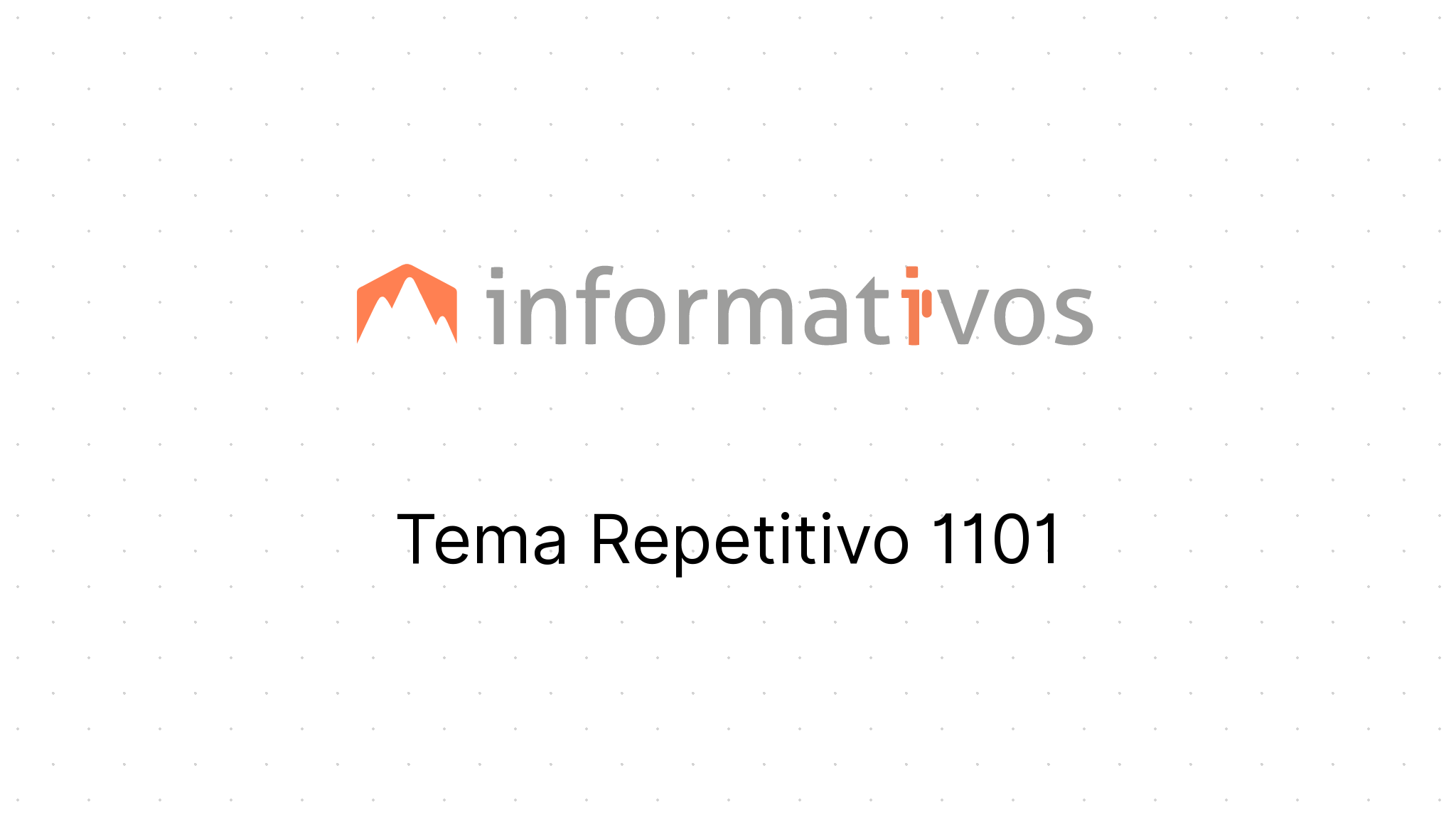 Tema Repetitivo 1101 - STJ
